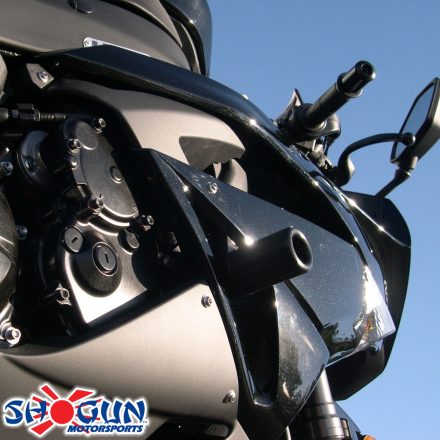 ZX6R 09-12 RACE Black Complete Frame Slider Kit - Image 2