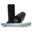 SV650 03-08 NO CUT 09-11 CUT Black Frame Sliders
