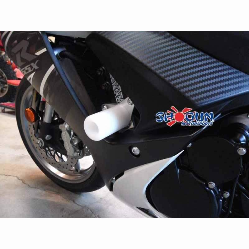 Motorcycle Black No Cut Frame Slider Crash Protector For 2011 2012 2013 Suzuki Gsxr 600/750